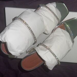 Amina Muaddi Gilda Glass Slipper 70 - EU Size 40( Brand New)